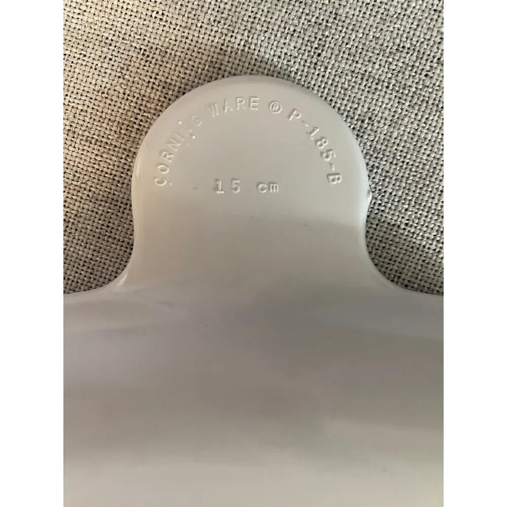 Vintage Corning Ware P-185-B Grab-It Bowl Solid White Casserole Skillet Dish